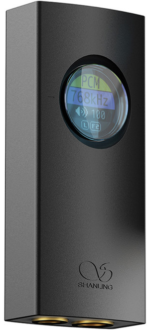 샨링 포터블 USB DAC C타입 고음질 헤드폰 앰프 꼬다리 블랙, UA1 II Black