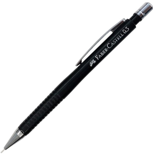 FABER-CASTELL 輝柏 Gripmatic 2018 自動鉛筆 黑色, 04 黑色, 12個