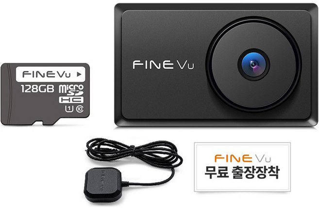 파인뷰 QHD 2채널 블랙박스 X7700 PRO, 128GB, 후방 카메라 + 거치대 + Micro SD 카드 + GPS 안테나 + 출장장착쿠폰