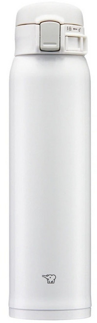 ZOJIRUSHI 象印 不鏽鋼超輕量保溫杯 SM-SR60E, WA 簡潔白, 1個, 600ml