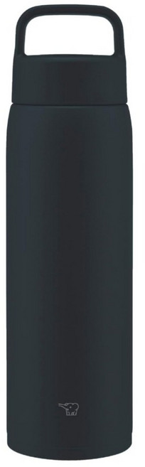ZOJIRUSHI 象印 不鏽鋼真空吊環保溫保冷杯 SU-DA100, BM 碳黑色, 1個, 1L