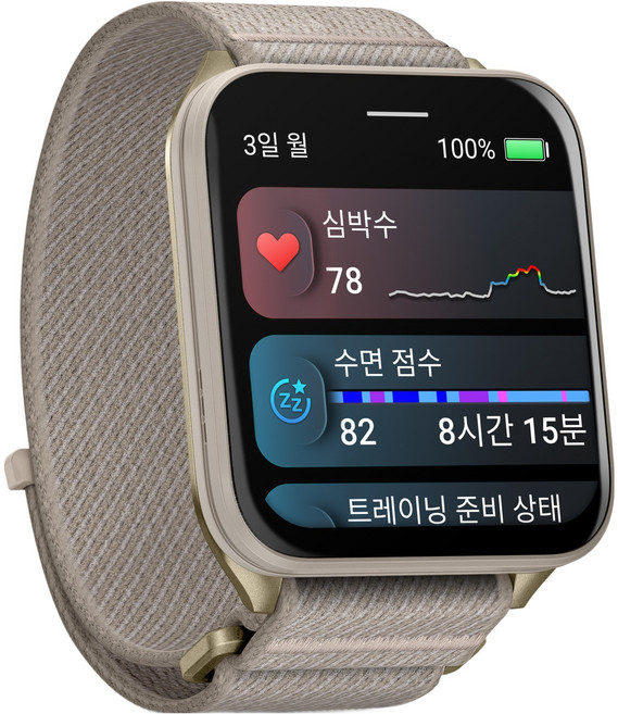 가민 VENU XI 스마트워치, 소프트 골드, 46mm, GPS + 블루투스