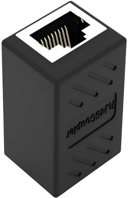 DTAudio 工業級網路線轉接頭 一轉一 P7-RJ, 黑色, 1個, 36mm
