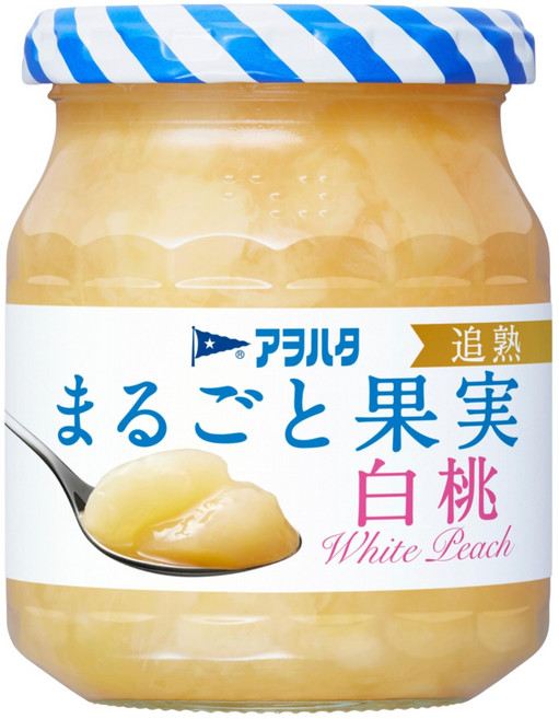 Aohata 白桃果醬 無蔗糖, 250g, 1個