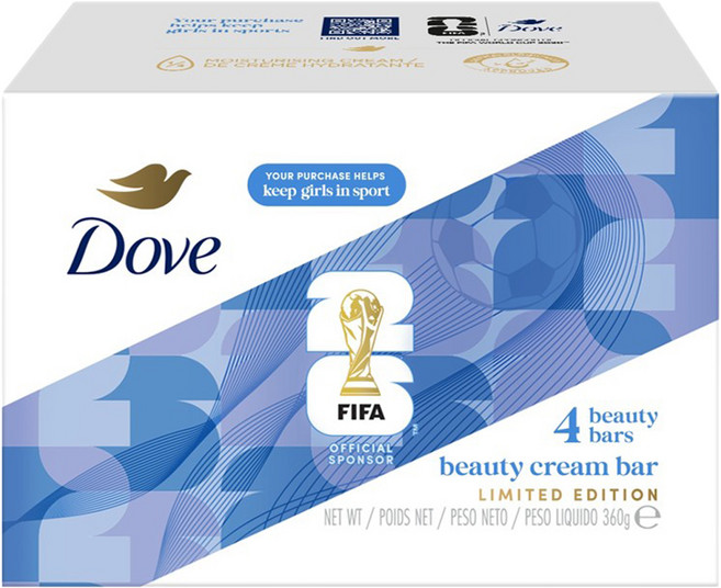 Dove 多芬 X FIFA 潔顏美肌霜狀皂