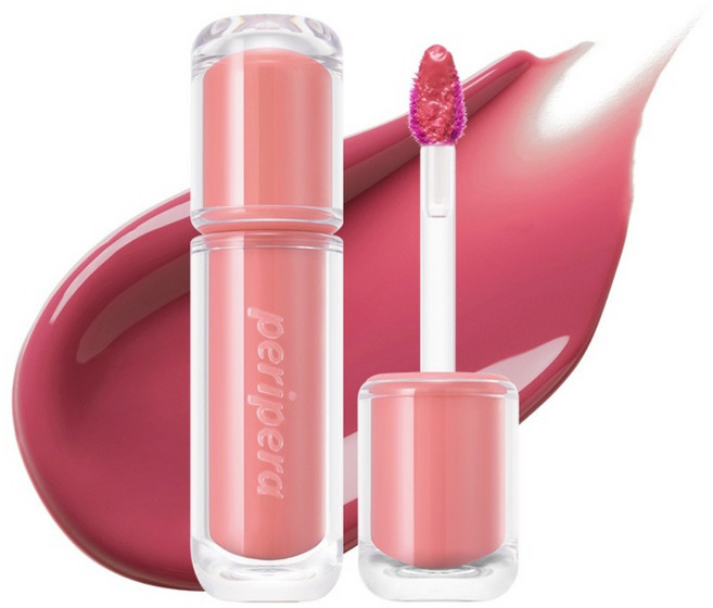 peripera 晶亮水光唇釉 2.0, 09 無花果奶棕, 1個