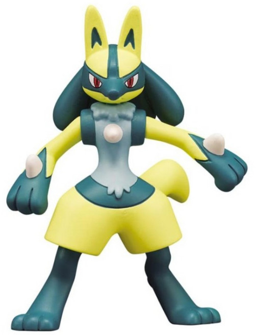 TAKARA TOMY Pokemon 寶可夢 MS-52 路卡利歐 黃色 PC94589, 1個