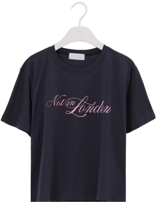 Chic Fox 女款 Lunderner 棉質字母 T恤 62TS2530