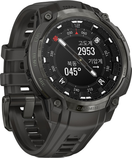 가민 인스팅트 크로스오버 AMOLED 스마트워치, 46.6mm, 차콜그레이
