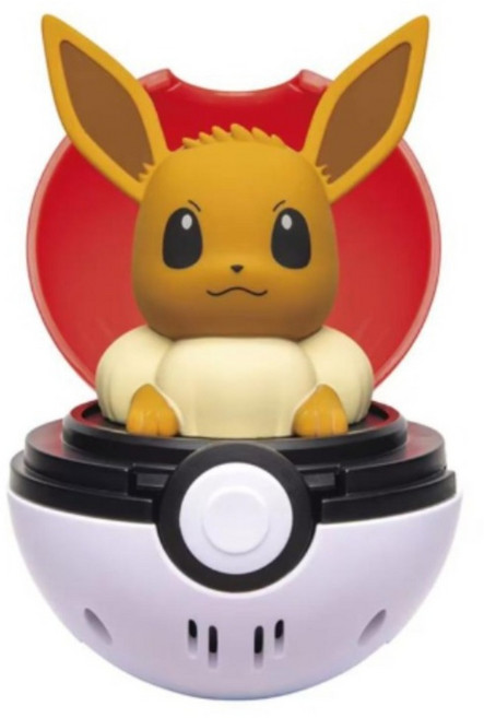TAKARA TOMY PoKeMoN 寶可夢 彈彈有聲精靈球 伊布公仔 PC93890, 1個