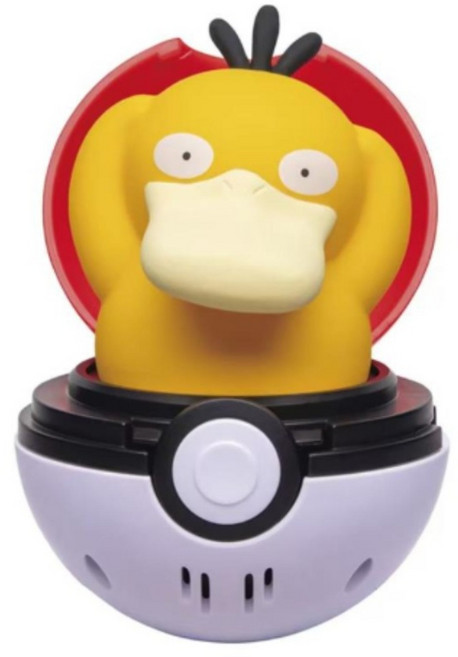 TAKARA TOMY PoKeMoN 寶可夢 彈彈有聲精靈球 可達鴨公仔 PC93892, 1個