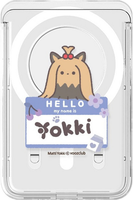 Matti & Yoggi MagSafe 相容磁吸滑蓋式可收納3張卡片口袋