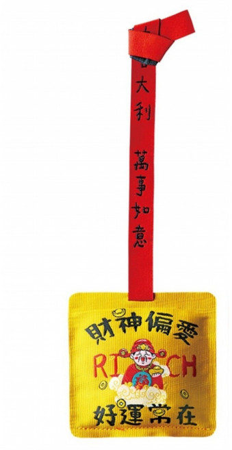 BEIWED 貝薇美學 財神偏愛八方來財吉祥刺繡香氛包, 40g, 1個, 桂花