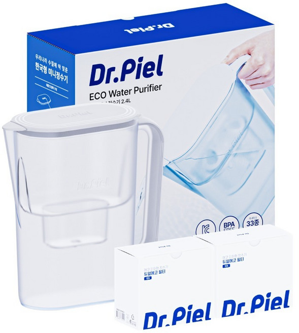Dr.Piel 皮益博士 Eco 迷你淨水器 + 替換濾芯 2入組