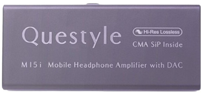 퀘스타일 오디오 ESS 플래그쉽 칩셋 3.5mm 4.4mm 출력 꼬다리 휴대용 DAC/AMP 퍼플, M15i