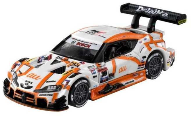 TOMICA Premium 賽車 豐田 GR Supra au TOMS GT500 模型 TM95098 小型, 1個