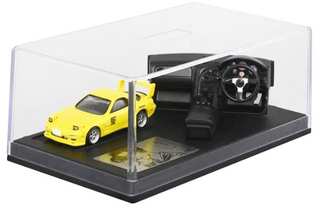 TOMICA Premium 頭文字 D-FD3S 模型車 + 展示盒 TM94679 小型, 1個