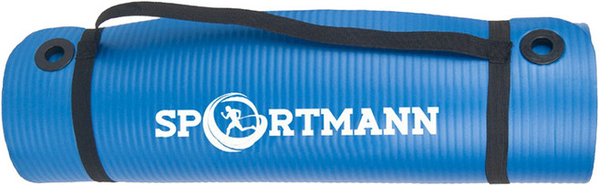SPORTMANN 環保NBR減震瑜珈墊, 藍色, 1個