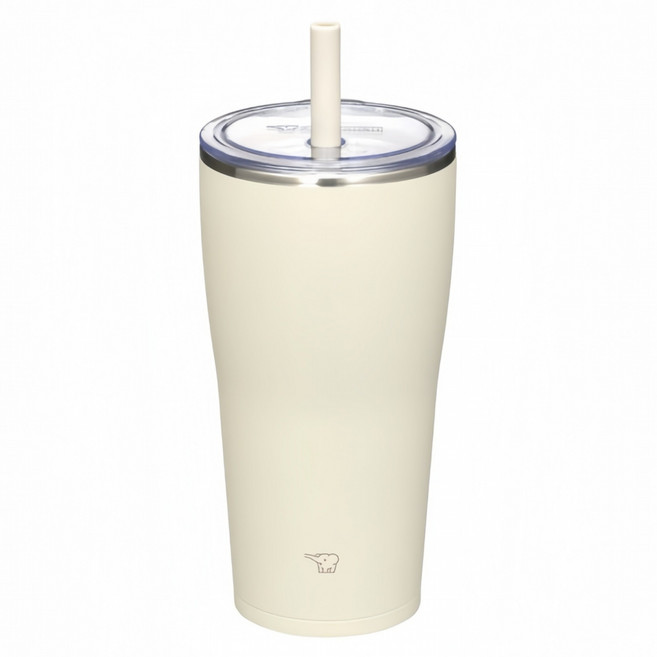 ZOJIRUSHI 象印 不鏽鋼真空吸管杯/保冰環保杯 SX-HA72H, 燕麥杏, 1個, 720ml