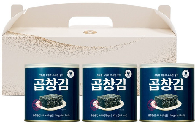 만전김 곱창김 30g 3p, 1세트