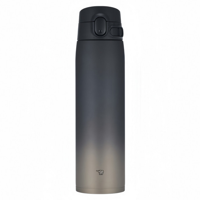 ZOJIRUSHI 象印 不鏽鋼真空彈蓋式 漸層保溫保冷瓶/環保杯 SM-VH60, 漸層黑, 1個, 600ml