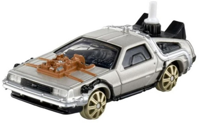 TOMICA Premium 無極限 回到未來 Part3 時光機 Railroad版 模型 TM91366 小型, 1個
