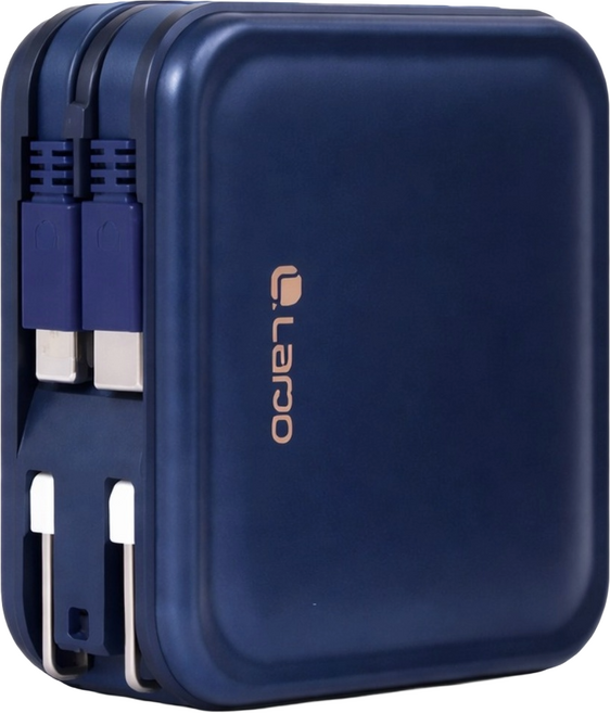 LaPO 電芯全功能行動電源 10050mAh USB-A + Type-C + Lightning, 星夜藍, WT-08SCL