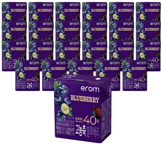 erom 高濃度藍莓, 24個, 140ml