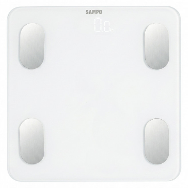 SAMPO 聲寶 14合1藍牙智能電子體重計/健康體脂計, 白色, 1個, BF-Z2306BL