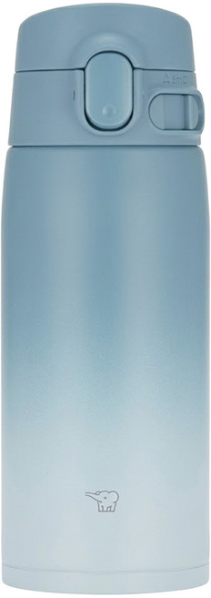 ZOJIRUSHI 象印 不銹鋼真空彈蓋式保溫保冷杯 SM-VH48, 漸層青, 1個, 480ml
