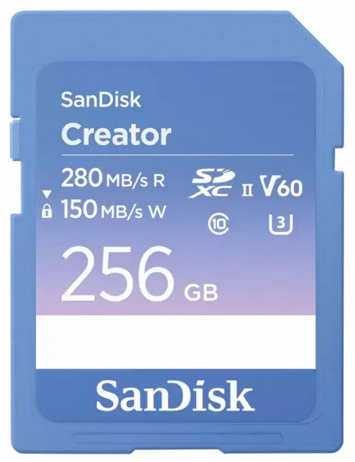 SanDisk 晟碟 公司貨 CREATOR SD UHS-II 記憶卡 附免付費軟體, 1個, 256GB