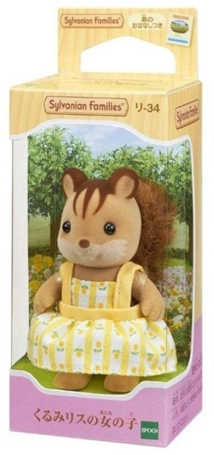EPOCH Sylvanian Families 森林家族 紅松鼠姐姐 EP15771, 1個