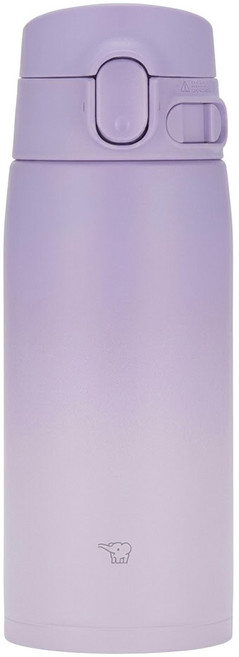 ZOJIRUSHI 象印 不銹鋼真空彈蓋式保溫保冷杯 SM-VH48, 漸層紫, 1個, 480ml