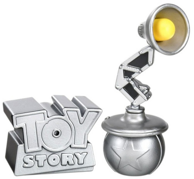 TAKARA TOMY 合金人形 玩具總動員 30週年 LOGO + 皮克斯頑皮跳跳燈 異色 DS98217, 1套