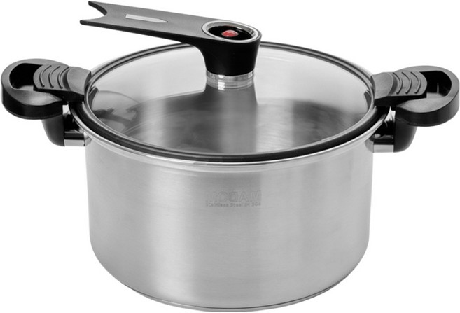 퀸센스 모담 스텐304 저압냄비 양수 5L, 1개, 24cm