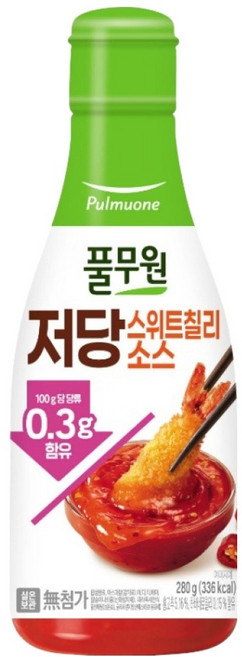 풀무원 저당 스위트칠리 소스, 280g, 1개