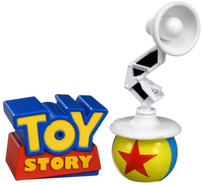 TAKARA TOMY 合金人形 玩具總動員 30週年 LOGO + 皮克斯頑皮跳跳燈 原色 DS98216, 1套