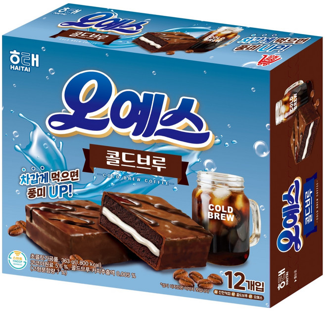 해태제과 오예스 콜드브루, 363g, 1개