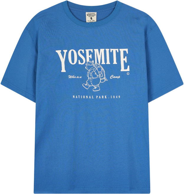 WHO.A.U 男女通用 Yosemite Logo T-shirt