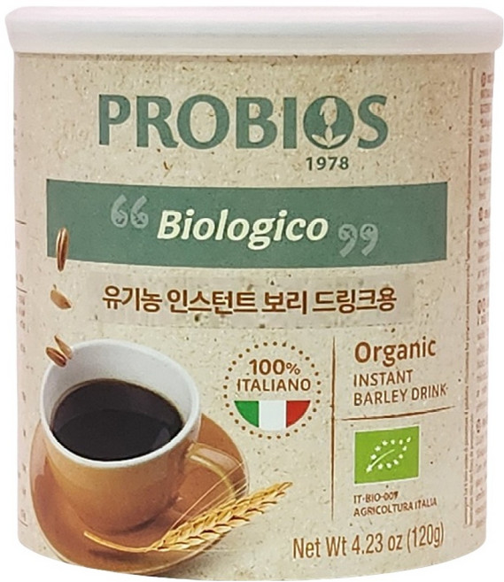 PROBIOS 有機即溶麥茶, 120g, 1個, 1入