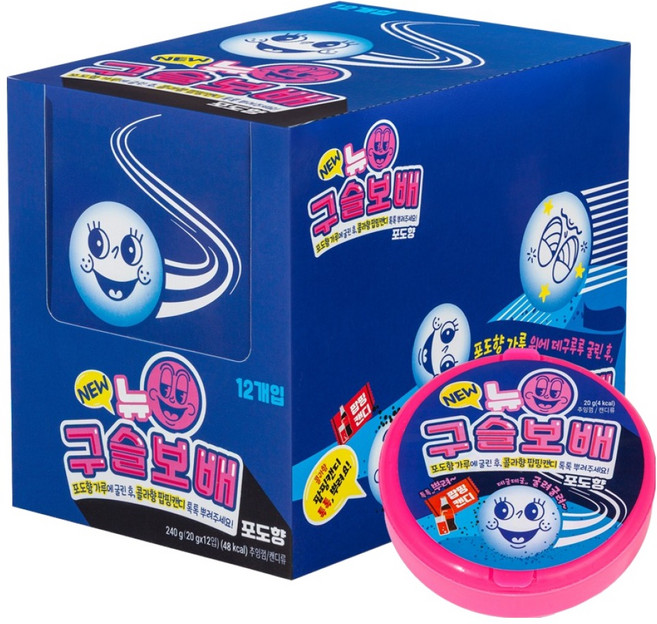 뉴구슬보배 포도향 12p, 1개, 240g
