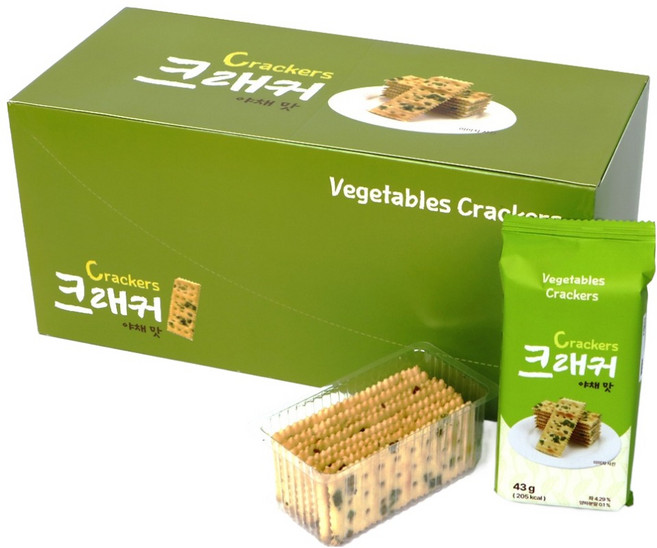 크래커 야채맛 12p, 516g, 1개