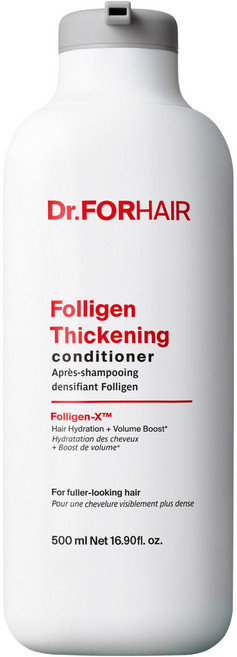 Dr.FORHAIR Folligen 豐盈強化防脫髮潤髮乳, 1個, 500ml