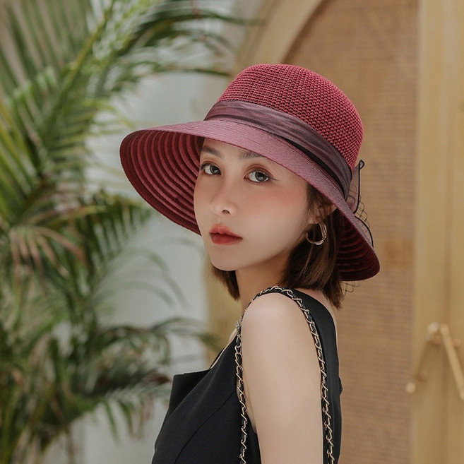 Sunbit Roen 蝴蝶結軟帽寬簷帽