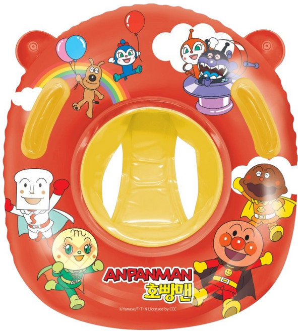 ANPANMAN 麵包超人 基本款坐墊學步車泳圈