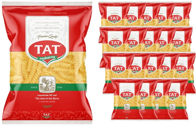 TAT 푸질리 파스타면, 500g, 20개