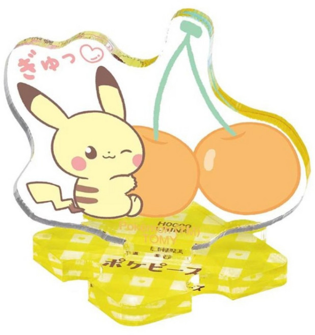 TAKARA TOMY Pokemon 寶可夢 繽紛水果系列 Pokepeace 壓克力立牌 PC95474, 1個