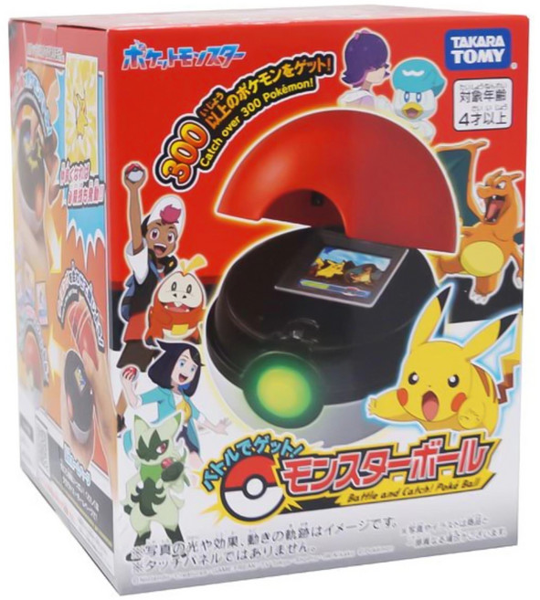 TAKARA TOMY Pokemon 寶可夢 對戰捕捉 寶可夢精靈球 PC93296, 混合顏色, 1個