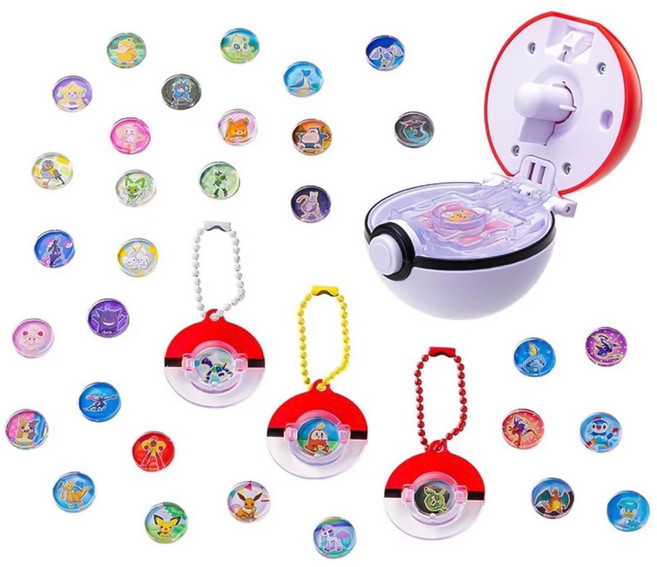 TAKARA TOMY Pokemon 寶可夢 精靈球貼紙製作機 PC93295, 混合顏色, 1個