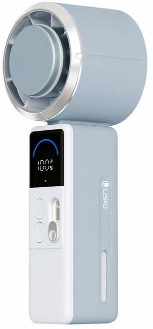 LaPO mini 頸掛式製冷風扇, 藍灰色, LF-06
